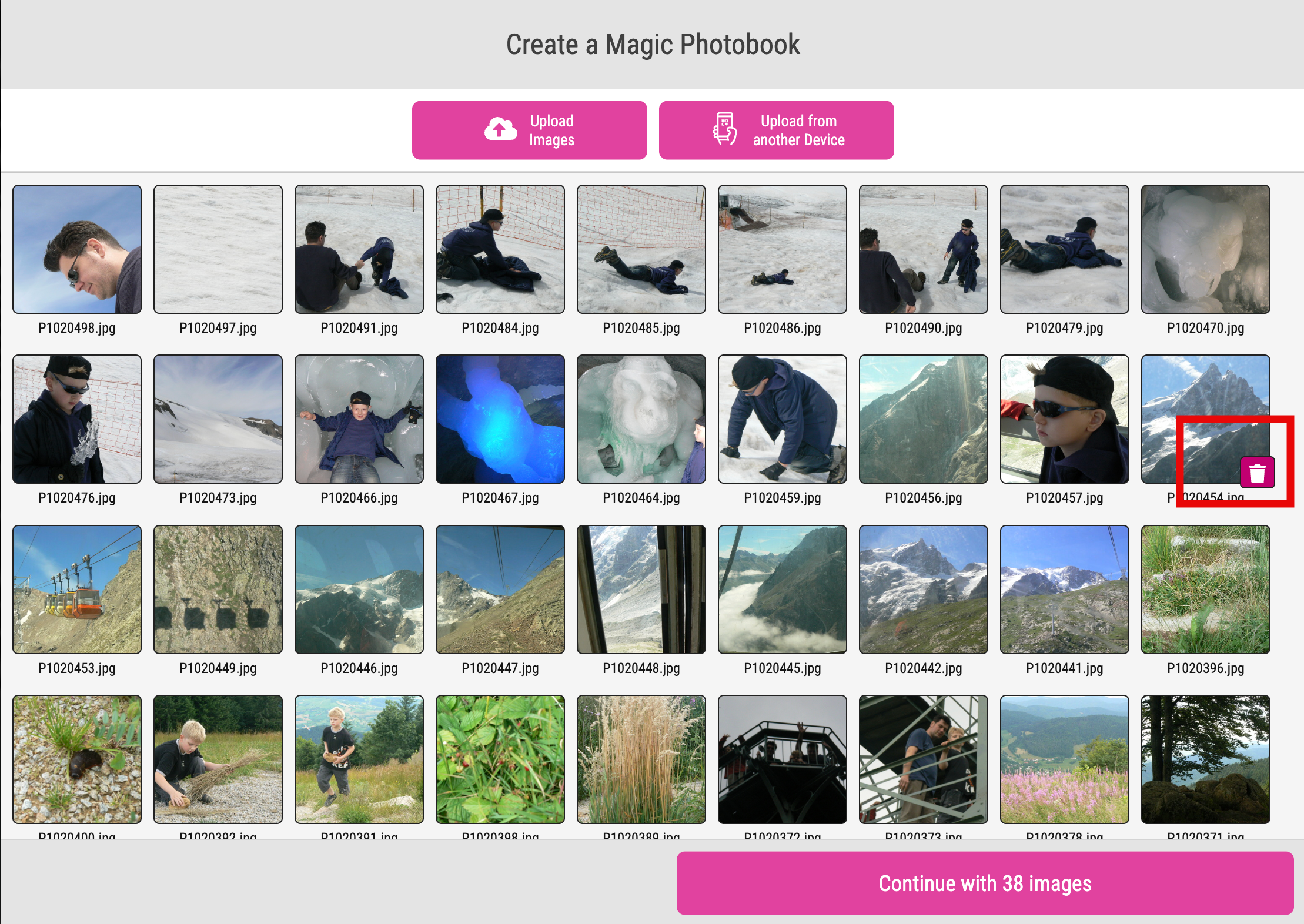 Image Overview Magic Photo Book