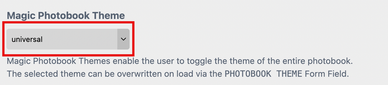 Universal Theme Assigned