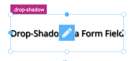 Drop Shadow Text Frame
