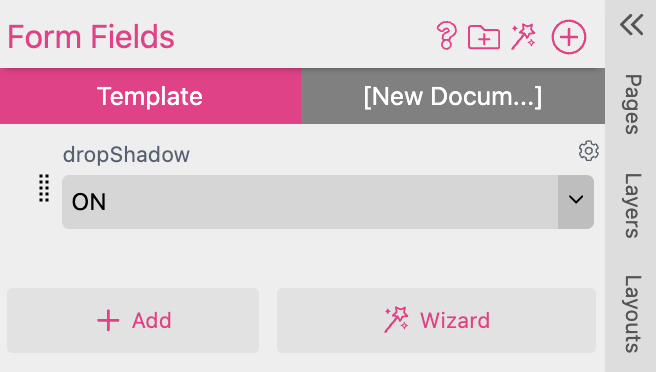 Form Field Drop Shadow