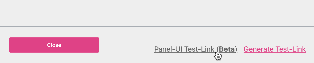 Panel UI Test Link