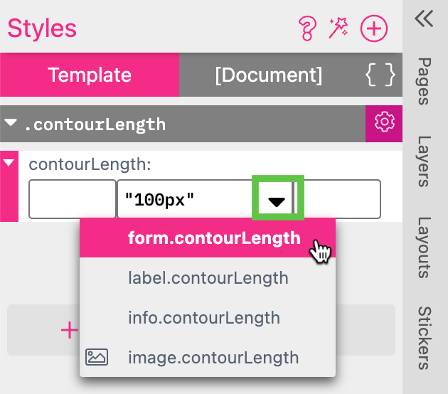 Select Form Field For Style Control