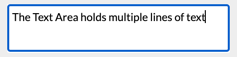 Text Area