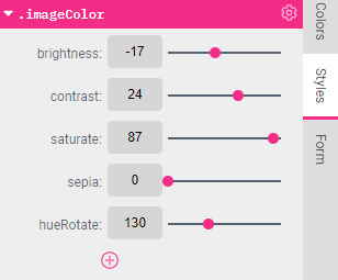 Hue Rotate Form Field