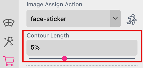 Face Sticker Setting