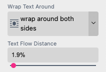 Wrap around text