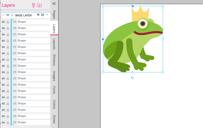 Adobe Illustrator in Printess