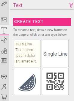 Text Type Selection