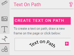 Text On Path Menu