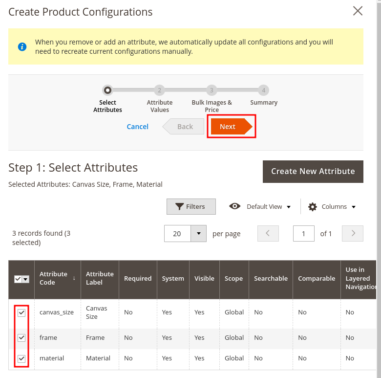 Create new material attribute