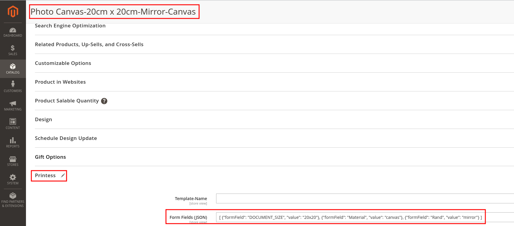 Assign form field mappings