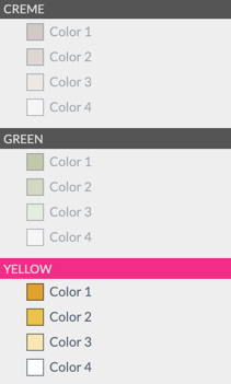 Color Scheme Groups