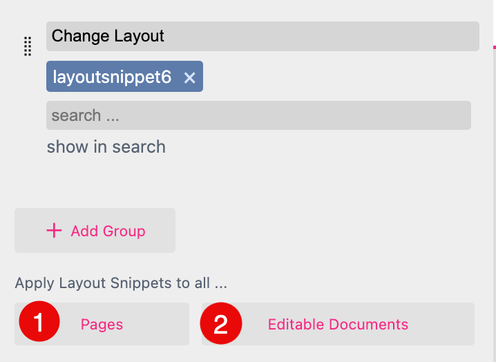 Assign Snippets At Once