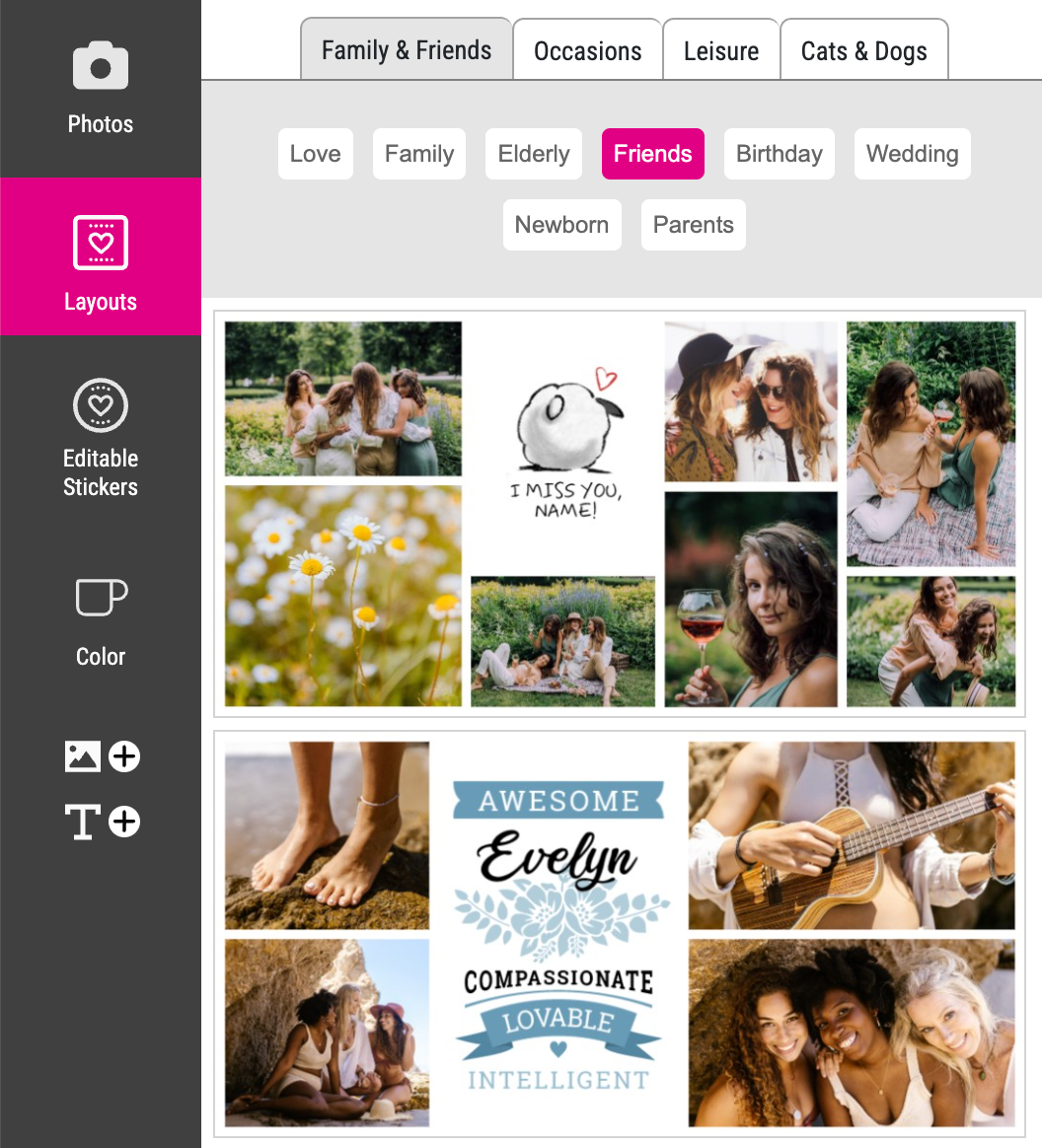 Layout Snippet Displayed Flat