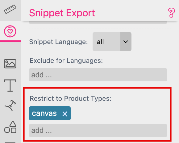 Snippet Product Type