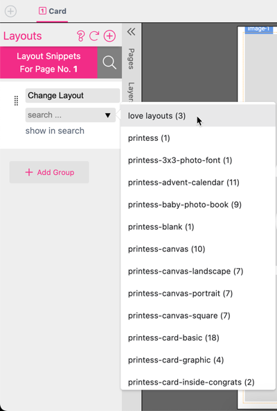 Working Layout Snippets