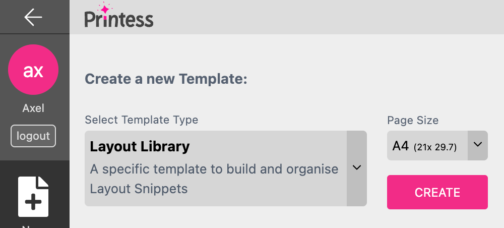 Create New Layout Library