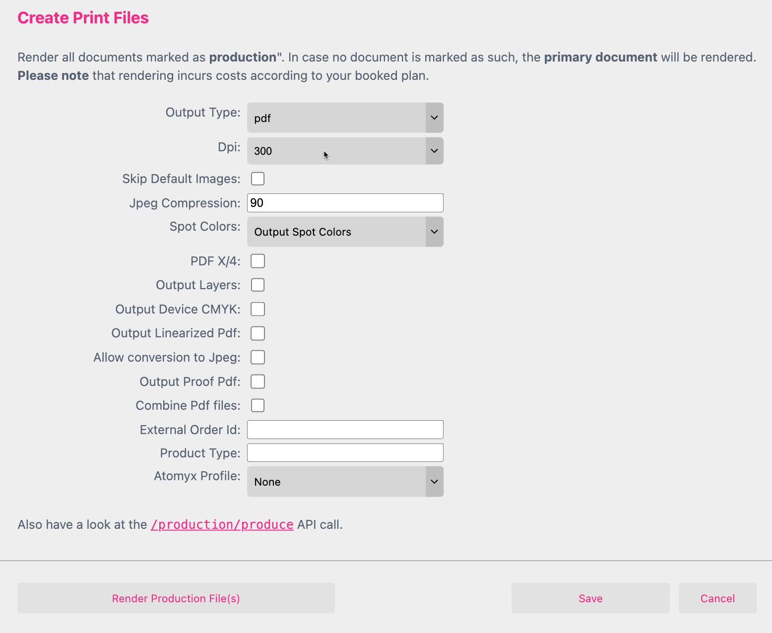 Print Files Dialog