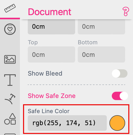 Safe Line Color Change