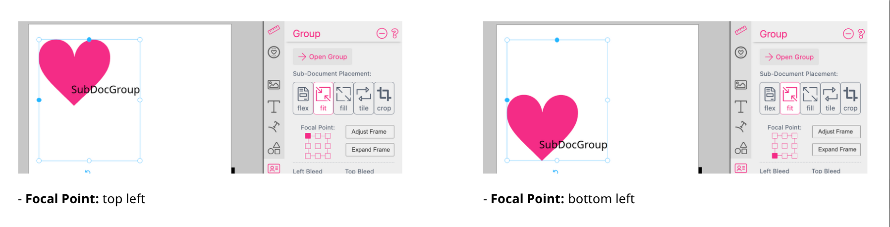 Focal Point SubDocGroup