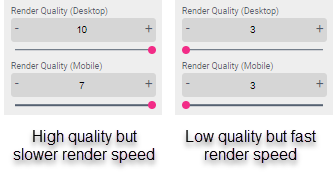 Render Quality Menu Ex