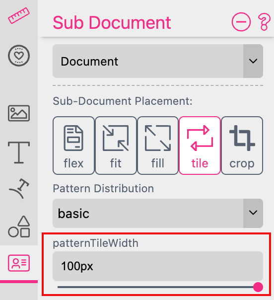 Sub Document Pattern Distribution